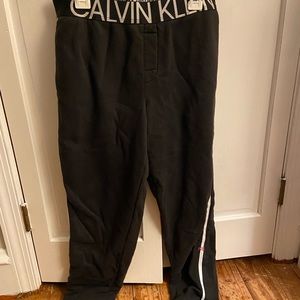 Calvin Klein black jogger sweatpants